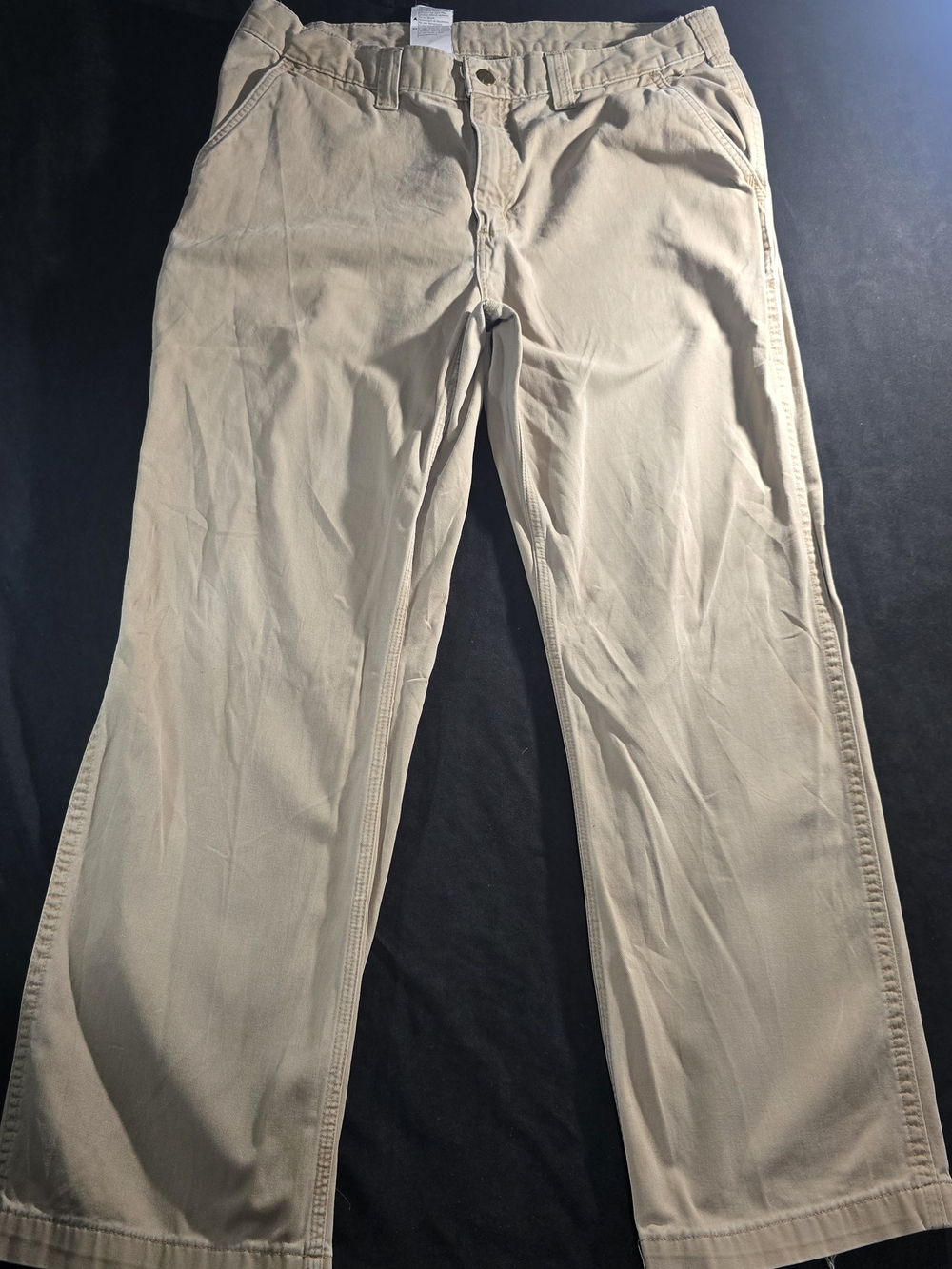 Carhartt Relaxed Fit Cotton Pants - Khaki